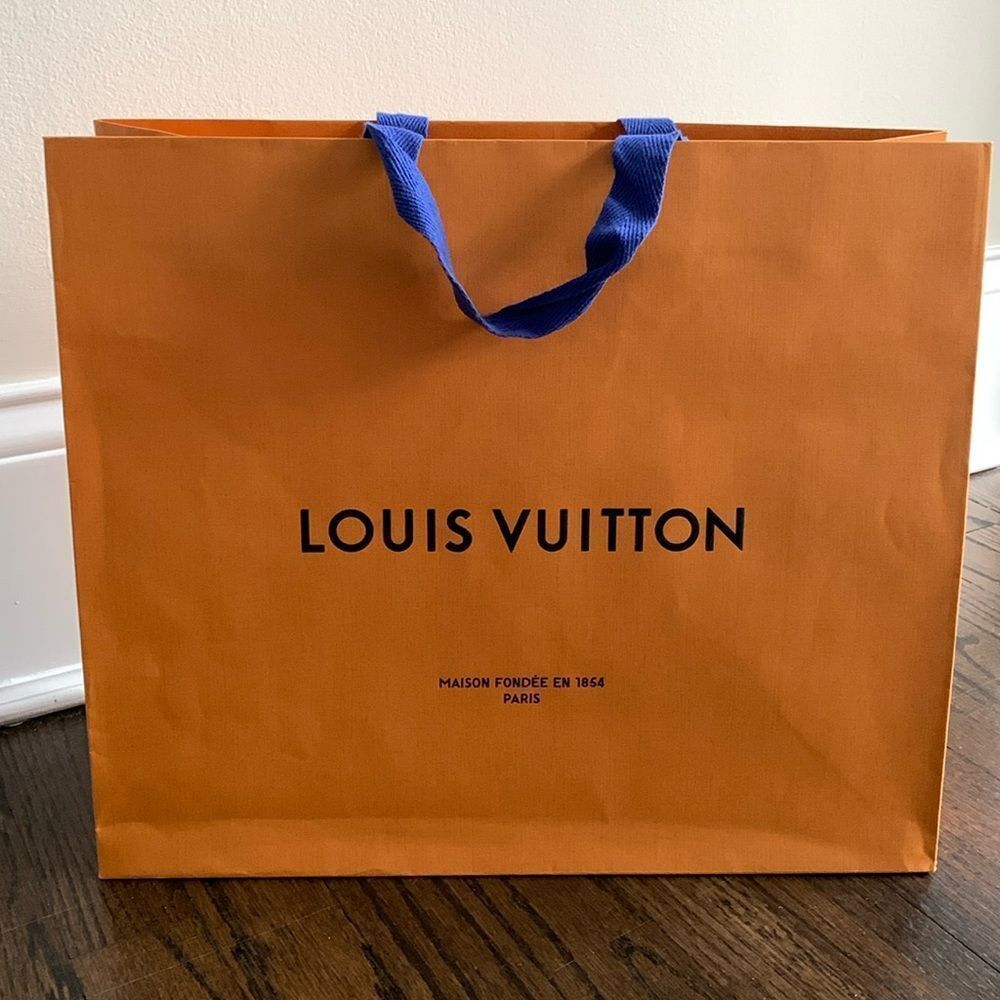 Louis Vuitton Empty 16”x 13” Shopping Tote - Medium Empty Gift Bag